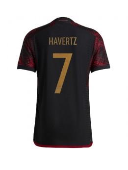 Tyskland Kai Havertz #7 Replika Borta Kläder VM 2022 Kortärmad